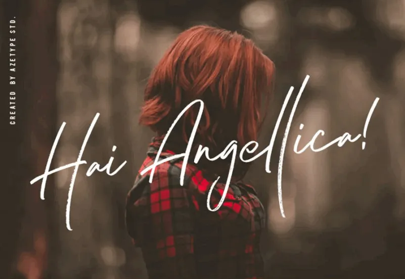 Hai Angellica Handwritten Font