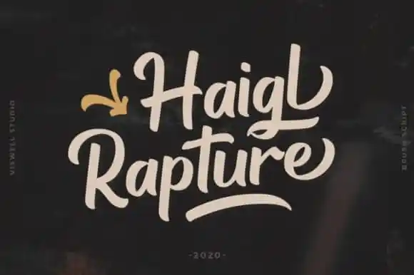Haigl Rapture Script Font