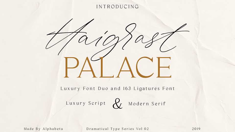 Haigrast Script & Serif Fonts › Fontesk