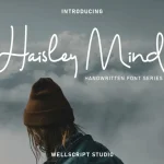Haisley Mind - Handwritten Script Font - Fonte Grátis Haisley Mind - Handwritten Script Font