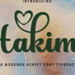 Hakime Script Font › Fontesk