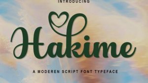 Hakime Script Font › Fontesk