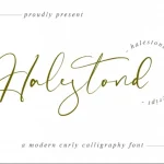 Halestond Font