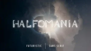 Halfomania Display Font