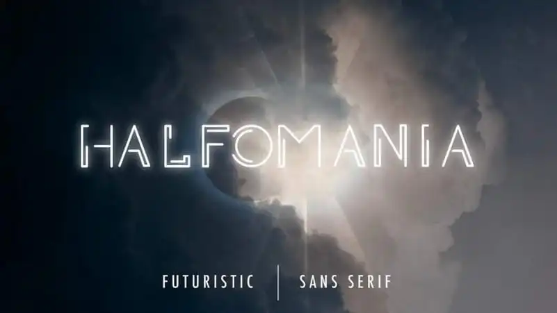 Halfomania Display Font