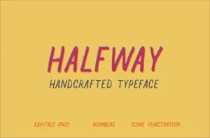 Halfway font