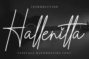 Hallenitta Handwritten Font