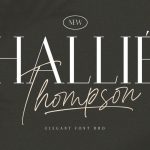 Hallie Thompson Fonts › Fontesk