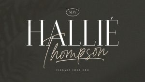 Hallie Thompson Fonts › Fontesk
