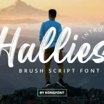 Hallies Font - Fonte Grátis Hallies Font