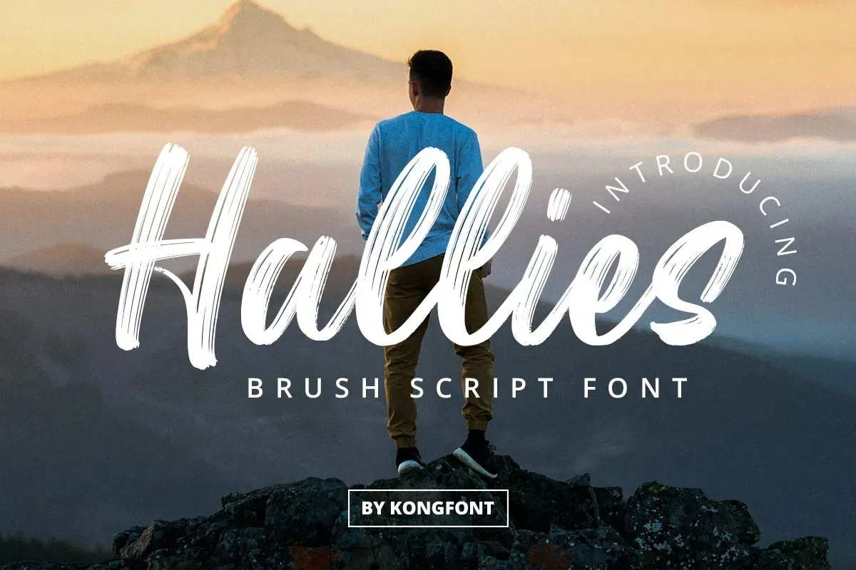 Hallies Font