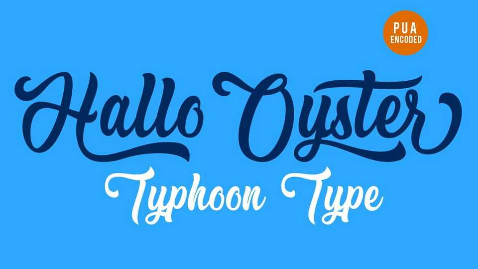 Hallo Oyster Script › Fontesk