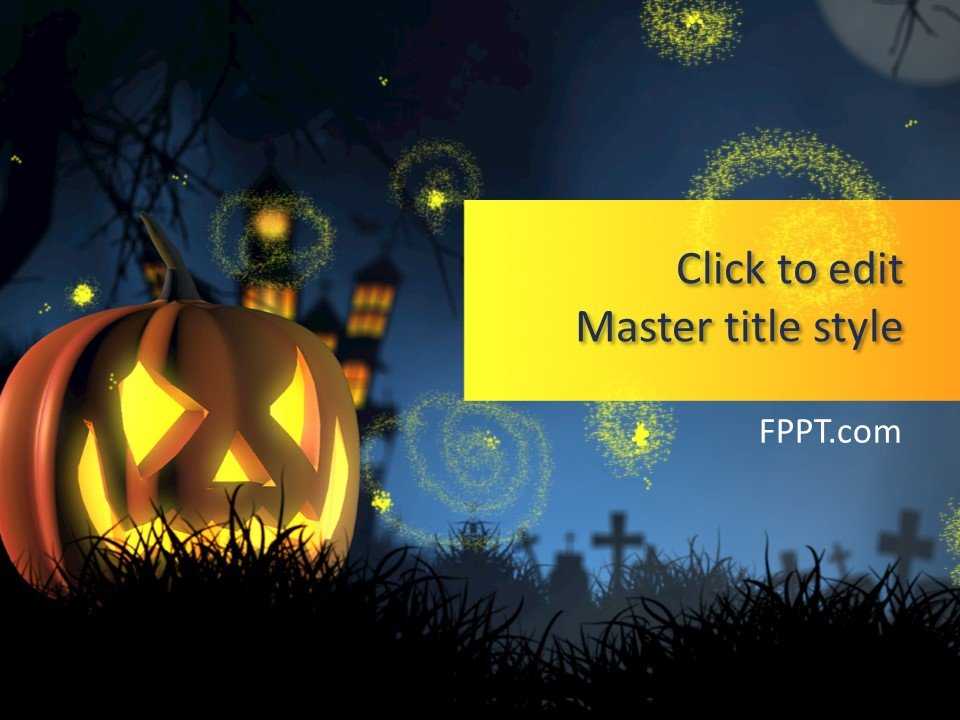 Halloween Background PowerPoint Template