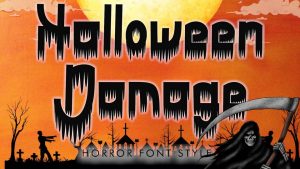 Halloween Damage Font › Fontesk