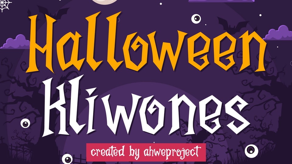 Halloween Kliwones Font › Fontesk