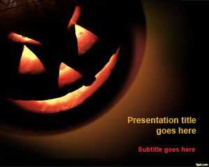 Halloween Pumpkin PowerPoint Template