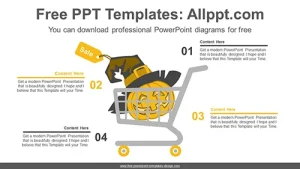 Halloween Shopping PowerPoint Diagram
