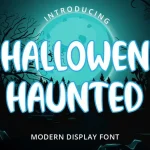 Hallowen Haunted Display Font