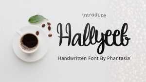 Hallyeet Font › Fontesk