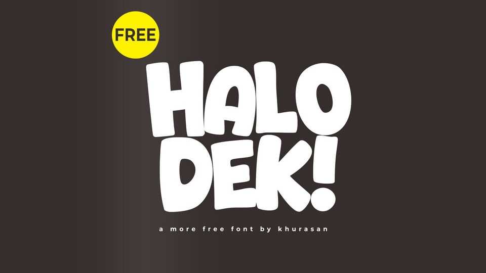 Halo Dek Font › Fontesk