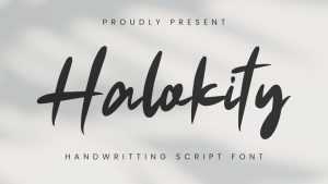 Halokity Font › Fontesk