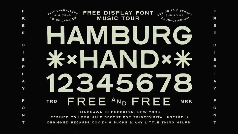Hamburg Hand Font Family › Fontesk