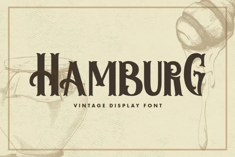 Hamburg Vintage Style Font