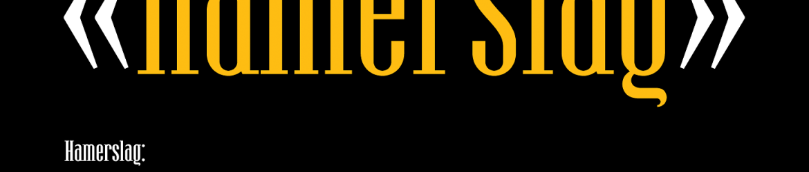 Hamerslag Typeface