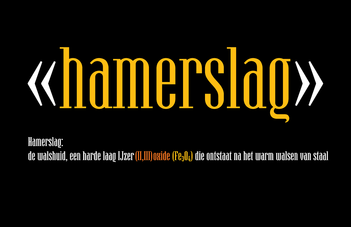 Hamerslag Typeface