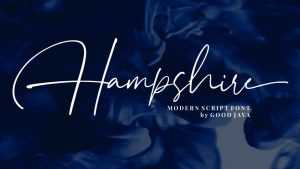 Hampshire Font › Fontesk