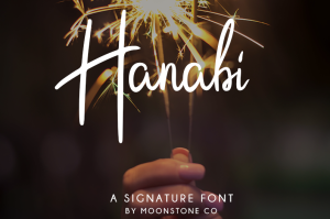 Hanabi Script Font
