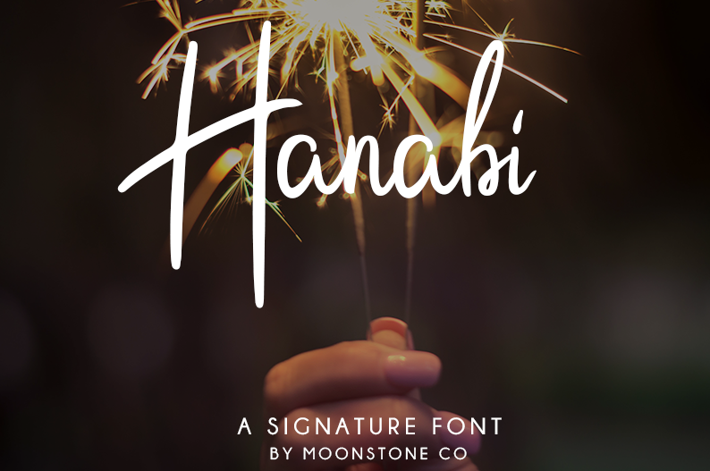Hanabi Script Font