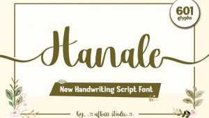 Hanale Font › Fontesk
