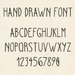 Hand Drawn Script Font