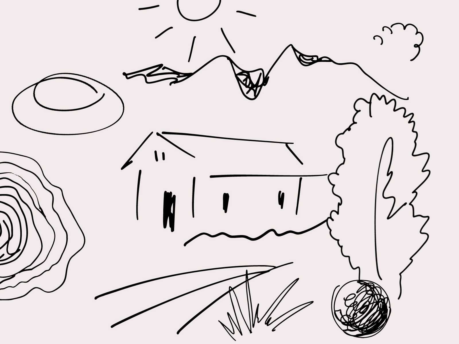 Hand Drawn Vector Art Scribbles
