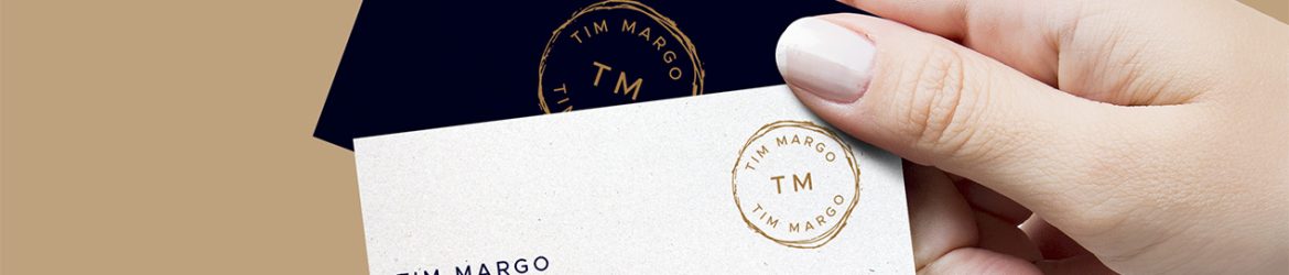 Hand Holding Business Cards Mockup