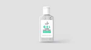 Hand Sanitizer Bottle Mockup