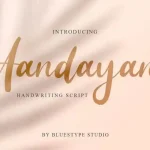 Handayani Bold Script Font