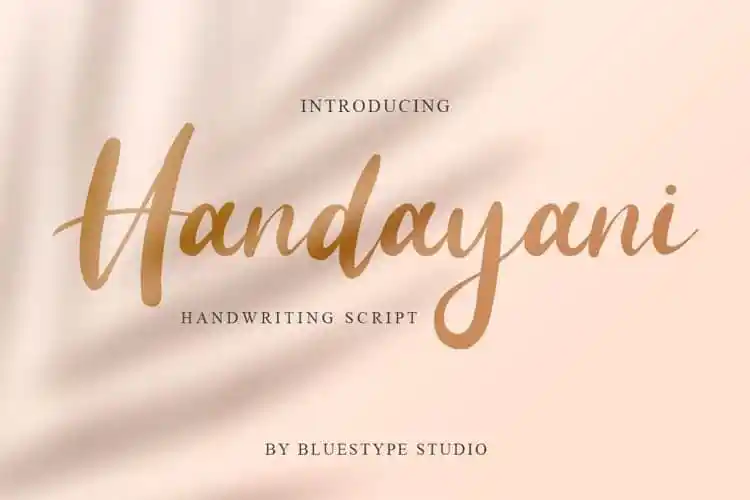 Handayani Bold Script Font