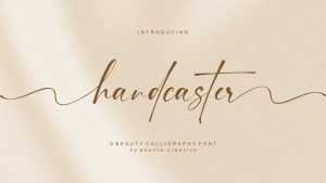 Handcaster Font › Fontesk