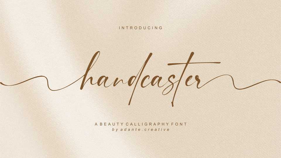 Handcaster Font › Fontesk