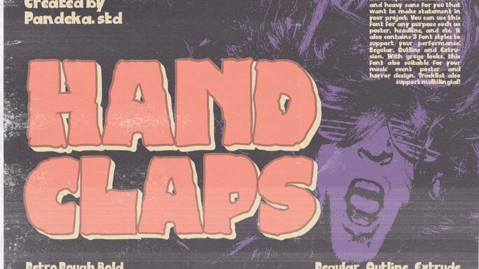 Handclaps Font › Fontesk