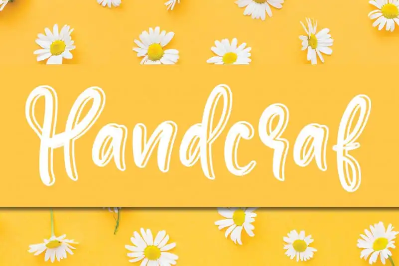 Handcraf Display Font
