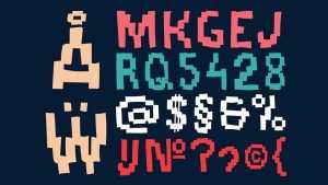 Handdrawn Pixel Font › Fontesk