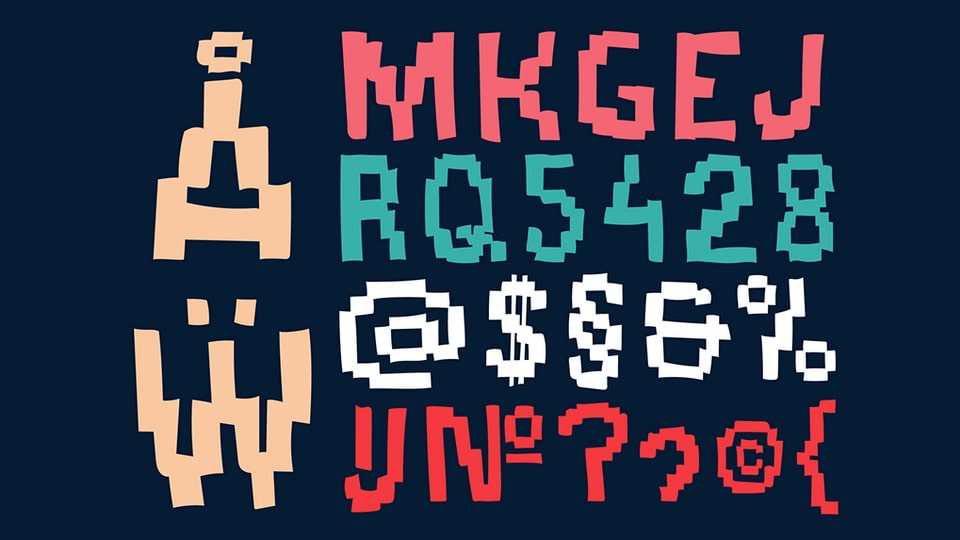 Handdrawn Pixel Font › Fontesk