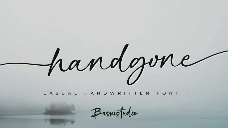 Handgone Font › Fontesk