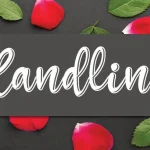 Handline Display Font