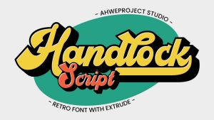 Handlock Font › Fontesk