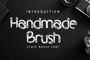 Handmade Brush Font