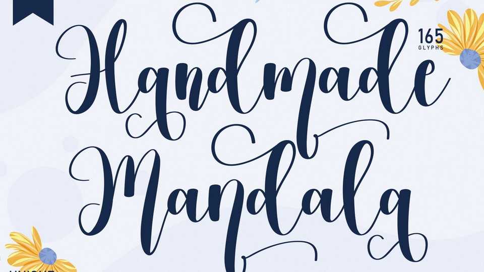 Handmade Mandala Font › Fontesk